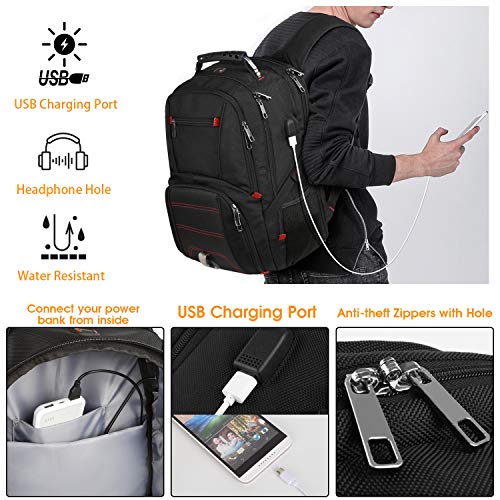 Travel Laptop Backpack,50L Extra Large Backpack for Men Women with USB