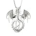 Mix 6 Different Designs 925 Sterling Silver Cage Pendants (Butterfly, Heart, Flower, Fox, Dragon, Pig)