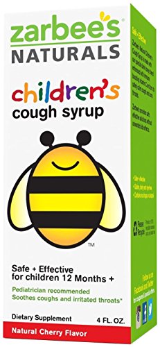 ZarBee's Cough Syrup Cherry Flavored, 4 oz