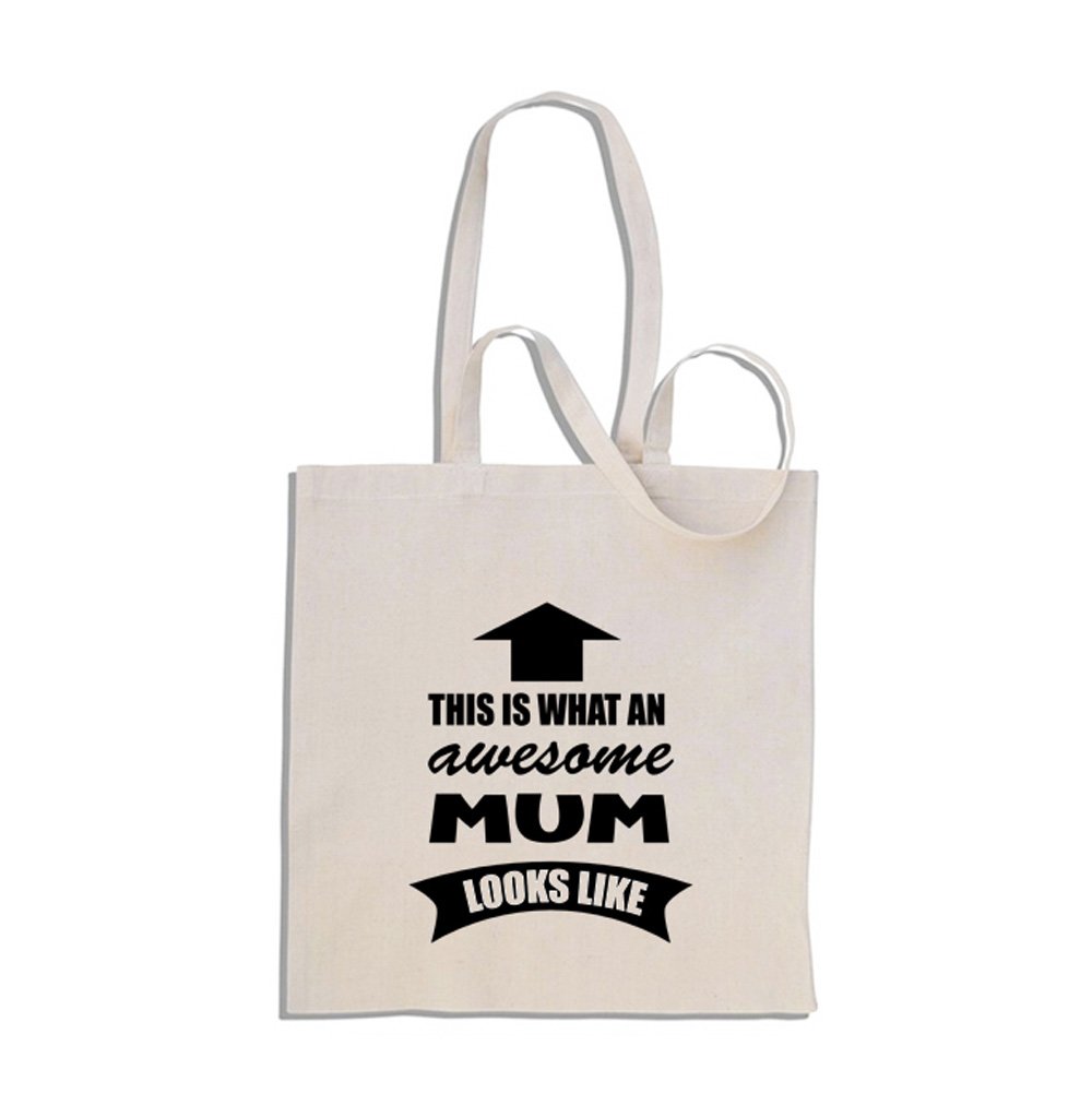 mug-tastic This is What an Awesome Mum Looks Like - Cotton Shopper Gift Tote Bag