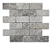 Silverado Gray 2X4 Marble Tumbled Mosaic Tile