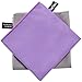 Your Choice 2 Pack Microfiber Travel Sports Camping Hiking Swim Workout Towels Ultra Compact Lightweight Fast Drying Towels Purple and Grey