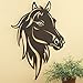 Collections Etc Metal Western Horse Head Wall Art, Brown