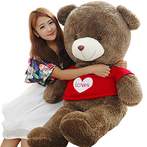 LApapaye Stuffed Animal Teddy Bear with Sweatheart Plush Animal Toys