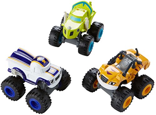 Fisher-Price Nickelodeon Blaze & the Monster Machines, 3 Pack Die-Cast Pack #2