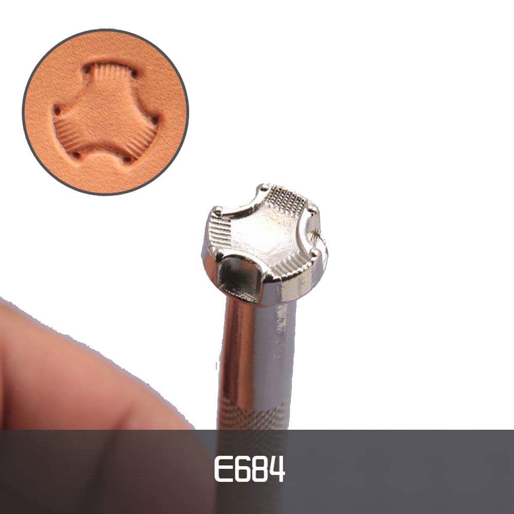 PANSHIYON Leather Stamps,3 Pack Professional Leather Stamping Tools for Craft Working