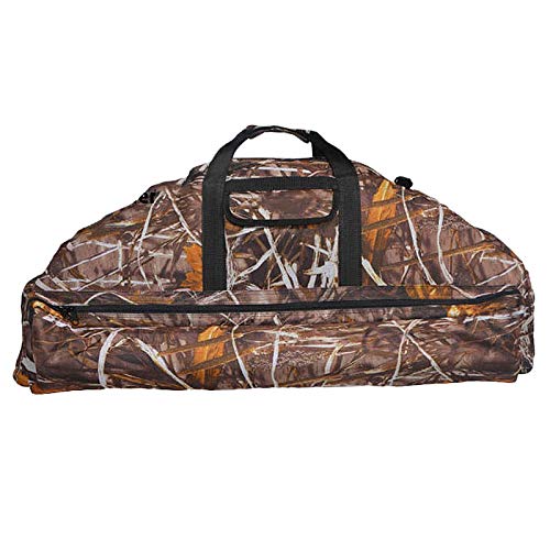 Vaorwne Archery Compound Bow Bag Bow Holder Arrows Tube Protect Bow Archery Case 95 45cm, Protector Compact Bow Case Camouflage Canvas Bow Bag,Sturdy and Durable - Thumbnail 7