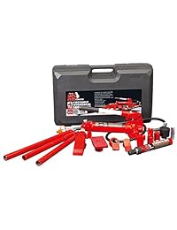 Torin Big Red Cilindro hidráulico con caja de transporte, capacidad de 4 toneladas T70401S