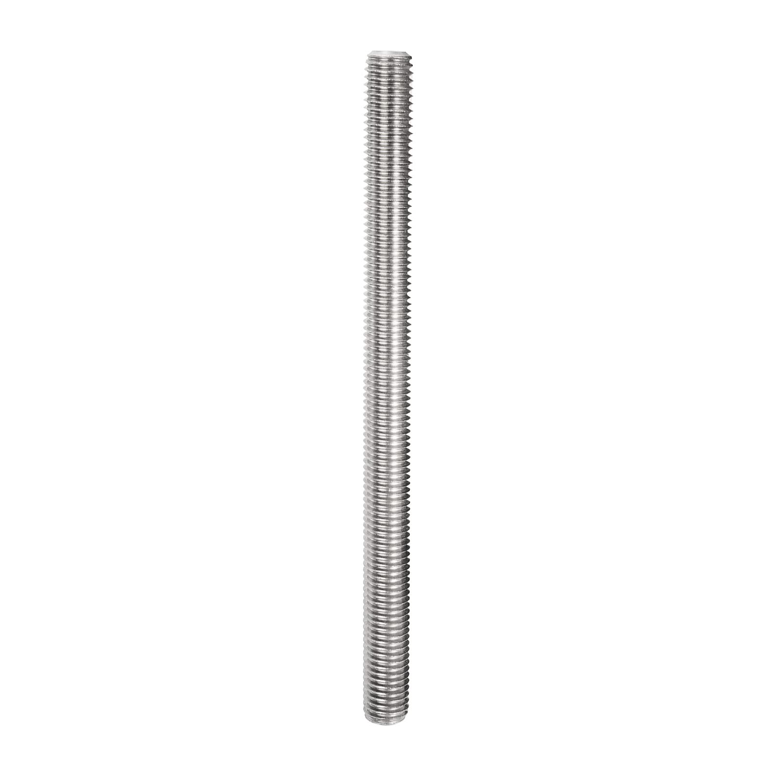 Rebower Fully Threaded Rod 304 Stainless Steel Left Hand Rod Bar Studs, [for Hangers and Clamps and U-Bolts] - M8 x 250mm 2.5mm Thread Pitch Male Threaded /Silver — image 1