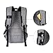 ZZRS Business Laptop Backpack,School Bookbag,Travel Computer Backpack Water Resistant with Anti-theft Lock & USB Charging Port Fits 15.6 inch Laptop for Women & Men-Gray