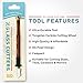 Spectre Tungsten Carbide Glass Mosaic Tile Cutter With Iron Handle And Sharp Oil Feed Cutting Wheel + Free oil dropper