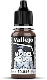 Vallejo Model Color Brown Mahogany Acrylic Paint 18 ml Self-Leveling BSL