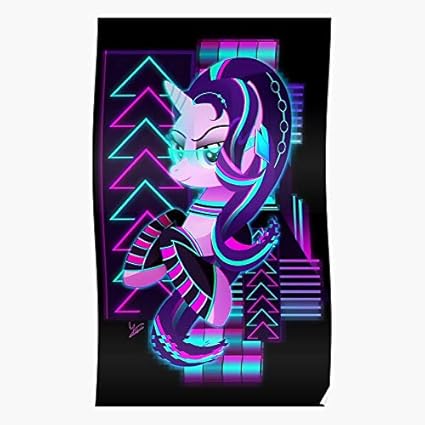 Is Friendship Mlp Vaporwave Little Pony Glimmer Retrowave Starlight Fim