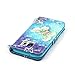 Galaxy S7 Case, Firefish Kickstand Flip [Card Slots] Wallet Cover Double Layer Bumper Shell with Magnetic Closure Strap Case for Samsung Galaxy S7-Butterfly