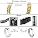 Wearlizer Comparible with Fitbit Alta Bands and Fitbit Alta hr Bands,Metal Alta Replacement Band Wrist bands Strap Assesories for Fitbit Alta (RoseGold)