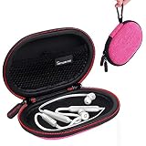 Smatree Headphone Hard Case Compatitble with BeatsX, Powerbeats2, Powerbeats3 Earphones, Bluetooth Sports Headphones (Pink)