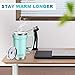 20oz and 30oz Tumbler, AOKIWO [2 Packs] Stainless Steel Insulated Tumblers Double Wall Vacuum Tumbler Travel Mug with 2 Lids, 8 Straws, 2 Brush and 2 Handles（Teal）