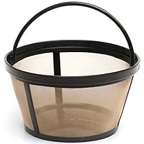 Mr. Coffee GTF2-RB2 Basket-Style Gold Tone Permanent Filter