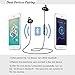 Bluetooth Headphones, GRDE V4.1 Bluetooth Headset with Magnetic Earbuds Snug Fit for Sports (Waterproof Wireless Bluetooth Headphones for 10 Hours Playtime, CVC 6.0 Noise Cancelling Microphone)