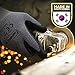 CustomGrips Cut Resistant Work Gloves. Span-Nylon Liner, Level 4 Abrasion Resistance, Nitrile Foam Palm Coated for Utility Grade. Superior Grip Power on Oily & Wet Environment. [Large, 12 Pairs]