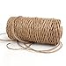 Ling's moment 150 Feet 2mm 3 Ply Natural Jute Twine String Rope for Crafts Gift Wrapping