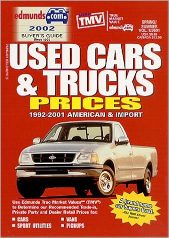edmund s used cars trucks prices 1992 2001 american import fall 2002 edmundscom used cars and trucks buyer s guide edmunds 9780877596806 amazon com books amazon com