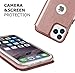 LUPA Legacy Compatible for iPhone 11 Pro Max Wallet Case -Slim iPhone 11 Pro Max Flip Case with Credit Card Holder - for Women & Men - Faux Leather, Purse Cases – Rose Gold
