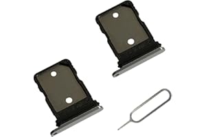 MFLDSFLHM [2pcs Pack] for Pixel 7 pro Replacement SIM Card Tray Holder Parts for Google Pixel 7 pro (5G) GP4BC GE2AE 6.7 Inches (not fit for Pixel 7 Version) (Snow/Silver Color)