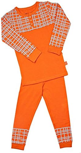Tomi Kids Crisscross Pajamas (2, Rust)