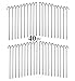 ALAZCO 40pc Galvanized Steel Tent Pegs - Garden Stakes -Heavy Duty - Rust Free