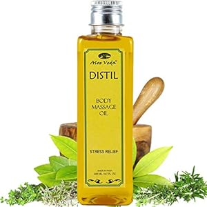 Aloe Veda Body Massage Oil for Stress Relief, 200ml