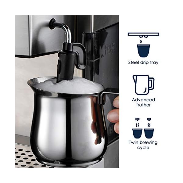 De'Longhi 15 bar Pump Espresso Maker, EC702, Metal Uptime Coffee