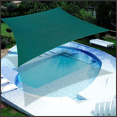 Frilivin Shade Sail 75% UV Block Mesh Net Plant Cover Outdoor Garden Canopy Awning Green (1.8x2m)
