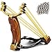 ZQQ Hunting Slingshot,Heavy Duty Wrist Rocket Slingshot Sling Shot for Adult Outdoor Catapult Slingshot with 2 Rubber Bands 100