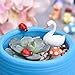 EBOOT 89 Pieces Fairy Garden Accessories Miniature Ornaments Kit with 1 Piece Tweezer Tool for DIY Fairy Garden Decoration