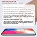 iPhone X Screen Protector - Tek Rage (Clear, 2 Packs) Anti-Shatter Tempered Glass Protectors with Guide Frame for Apple iPhoneX/10 [3D Touch Accurate] Anti Impact Case Friendly