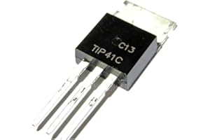 MIZOELEC ON Semiconductor TIP41C Bipolar Power NPN Transistor, 100 Vceo, 4.83mm Width, 9.4mm Height, 10.67mm Length, Pack of 10