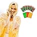 Always Prepared Lightweight Rain Ponchos with Hood (6 Pack) Disposable, Waterproof Gear for Family, Travel, Camping, Hiking, Fishing, and Outdoors - Emergency Survival Cover Shelter