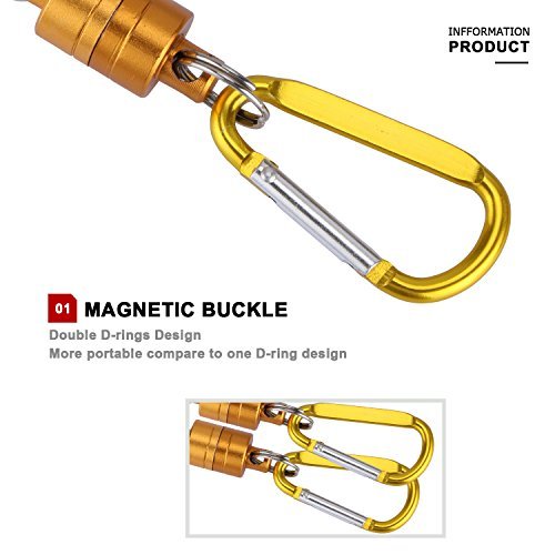 Yogayet Magnetic Net Release Holder for Fly Fishing 6.6lb