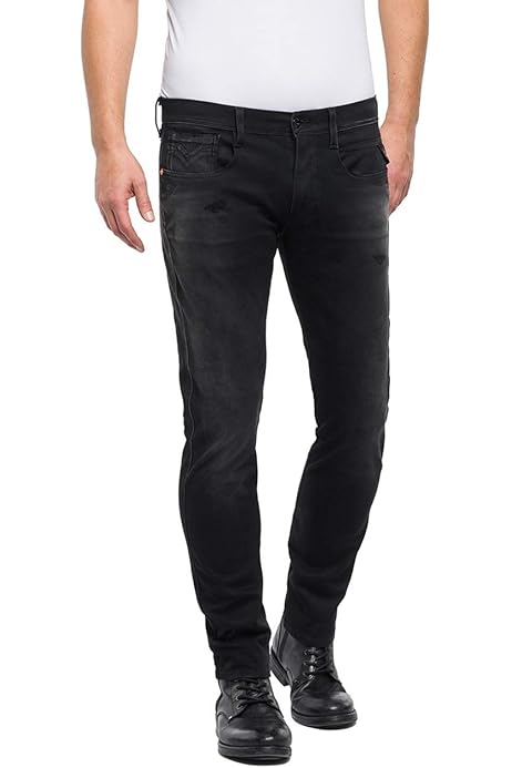 Replay hyperflex black jeans Clearance