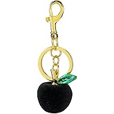 xuzhiyuan Cute Apple Charms Keychain Y2K Fruit Key Ring for Women for Car Keys Holder Bag Purse