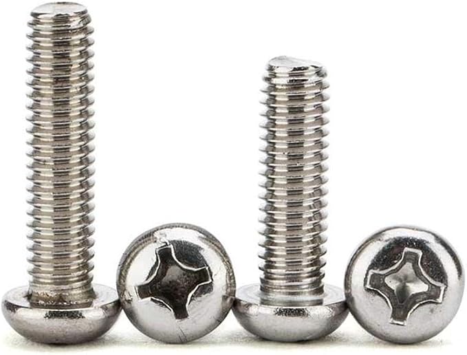 Tornillos De Cabeza Redonda Phillips De Acero Inoxidable 304 M2.5 X 40