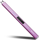SUPRUS Electric Lighter Arc Windproof USB Rechargeable Purple