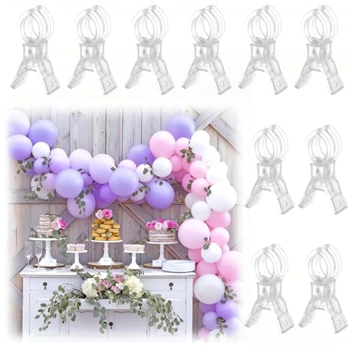Balloon Arch Spring Clips 3.5 Inch Handle Pack