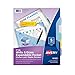Avery Durable Plastic 5 Tab Corner Lock Write & Erase Dividers for 3 Ring Binders, Pocket, Works with Sheet Protectors, Multicolor (16183)