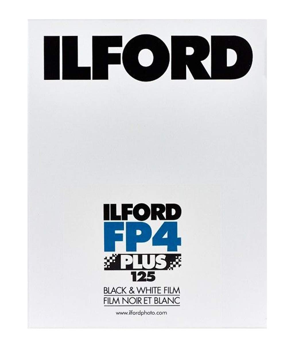 Ilford FP4 Plus Black and White Film, ISO 125, 4x5" - 100 Sheets