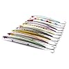 HappyFishing-10pcslot-Large-Plastic-Minnow-Sea-Fishing-Lures-Bass-CrankBait-Tackle-with-3-Hooks-71inch-091oz