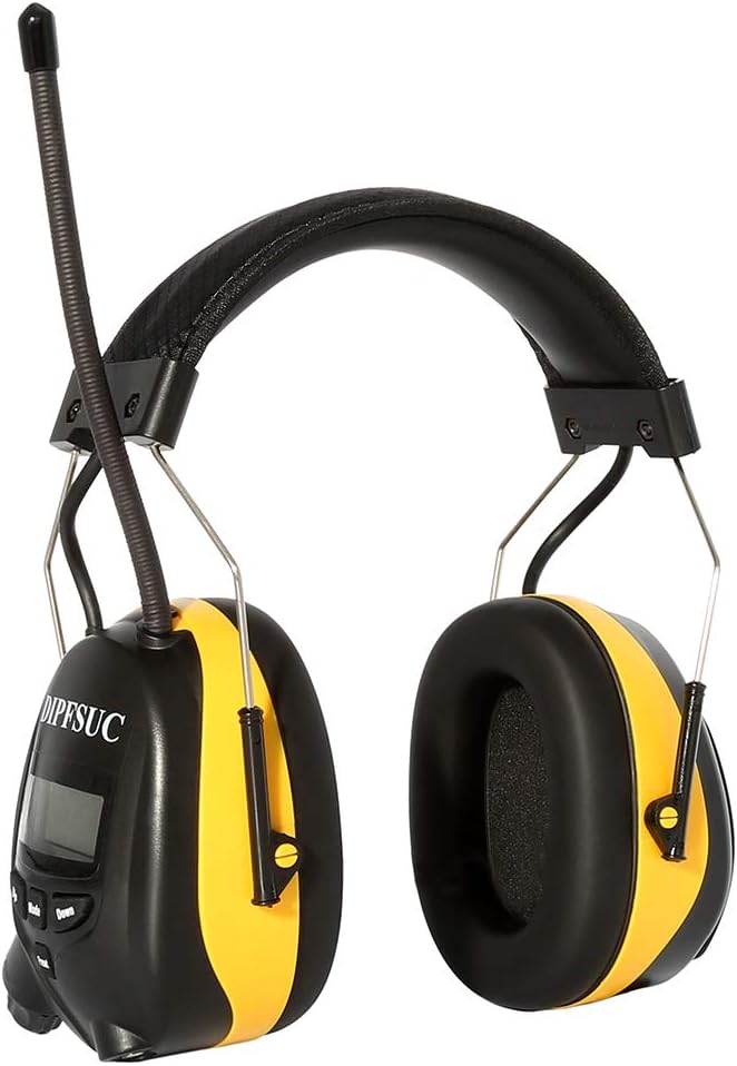 Safety Ear Muffs,Noise Cancelling AM/FM Radio Headphones with Bluetooth