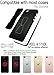 LOVEHANDLE Universal Phone Grip for Smartphones & Mini Tablets - Phone Holder for Hand - Wireless Charging Compatible - Made in The USA - USA Flag with Black Base