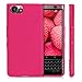 kwmobile TPU Silicone Case for BlackBerry KEYone (Key1) - Soft Flexible Shock Absorbent Protective Phone Cover - Fuchsia Matte
